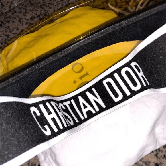 NIB Authentic Christian Dior Club 1 Yellow Visor - Picture 5 of 6